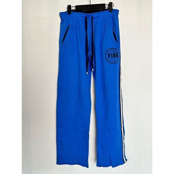 Pink Victoria’s Secret LIMITED EDITION Royal Blue Sweatpants XS - Picture 1 of 7
